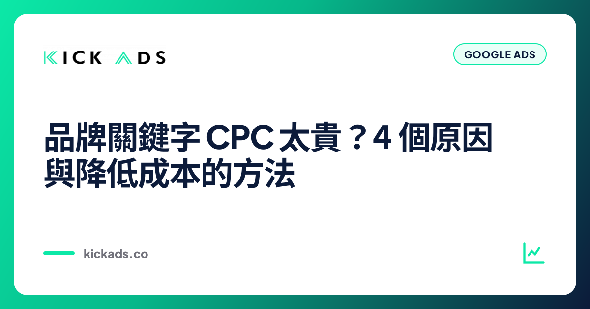 品牌關鍵字 CPC 太貴？4 個原因與降低成本的方法