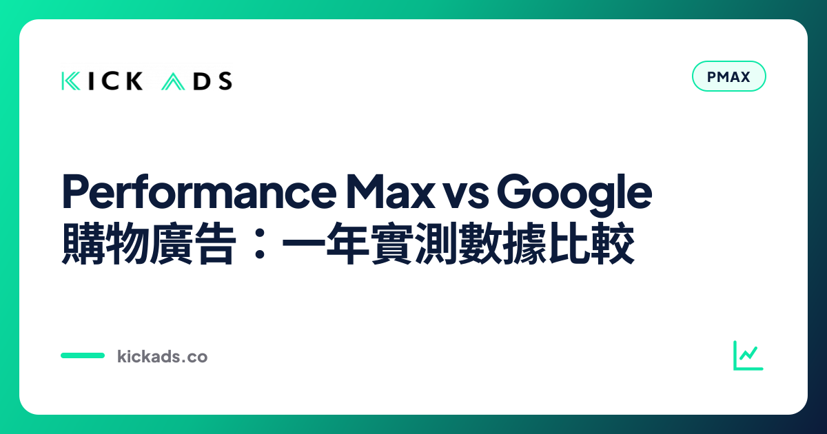 Performance Max vs Google 購物廣告：一年實測數據比較