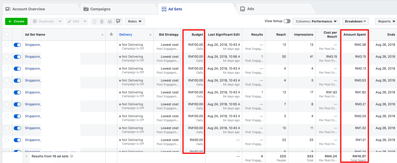 Comment-to-Messenger 帖文被 Facebook 拒絕 Boosting 的通知