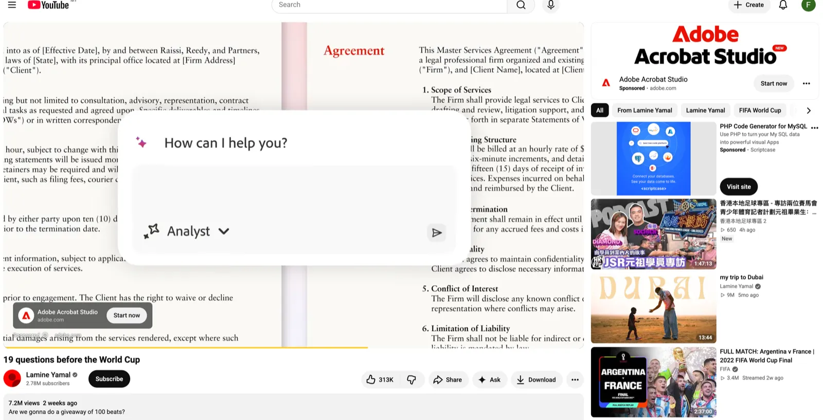 Brand awareness video ad example